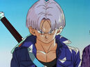 Zeitreisender Trunks kurz nach seiner Ankunft vor Son Gokus Rückkehr zur Erde.jpg