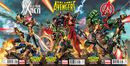 All-New X-Men Vol 1 1 Uncanny Avengers Vol 1 1 Avengers Vol 5 1 Connecting Midtown Comics Variants.jpg