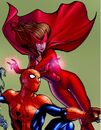 Wanda Maximoff (Earth-TRN219) and Peter Parker (Earth-TRN219) from Marvel Avengers Battle for Earth 0001.jpg