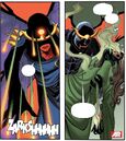 Rogue (Anna Marie) (Earth-26111) and Apocalypse Twins (Earth-616) from Uncanny Avengers Vol 1 8AU 0001.jpg