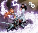 Aldrif Odinsdottir (Earth-616) and Sera (Earth-616) from Angela Queen of Hel Vol 1 2 001.jpg