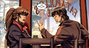 Christopher Colchiss (Earth-616) and Lisa Molinari (Earth-616) from Dark Reign Young Avengers Vol 1 1 001.png