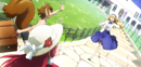 Noel Vermillion (Centralfiction, arcade mode illustration, 2).png