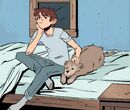 Peter Parker (Earth-616) and Sandwich (Earth-616) from Amazing Spider-Man Vol 4 25 002.jpg