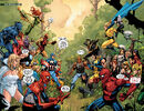 Savage Land Skrulls (Earth-616), New Avengers (Earth-616), and Mighty Avengers (Initiative) (Earth-616) from Secret Invasion Vol 1 2 001.jpg