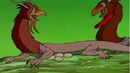 Basilisk weiblich und Basiliks männlich Extreme Dinosaurs.jpg