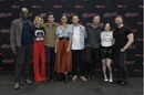 10-10-18 New York Comic Con Peter Mensah, Arielle Kebbel, François Arnaud, Parisa Fitz-Henley, Dylan Bruce, Jason Lewis, Nicole Snyder, and Eric Charmelo.jpg
